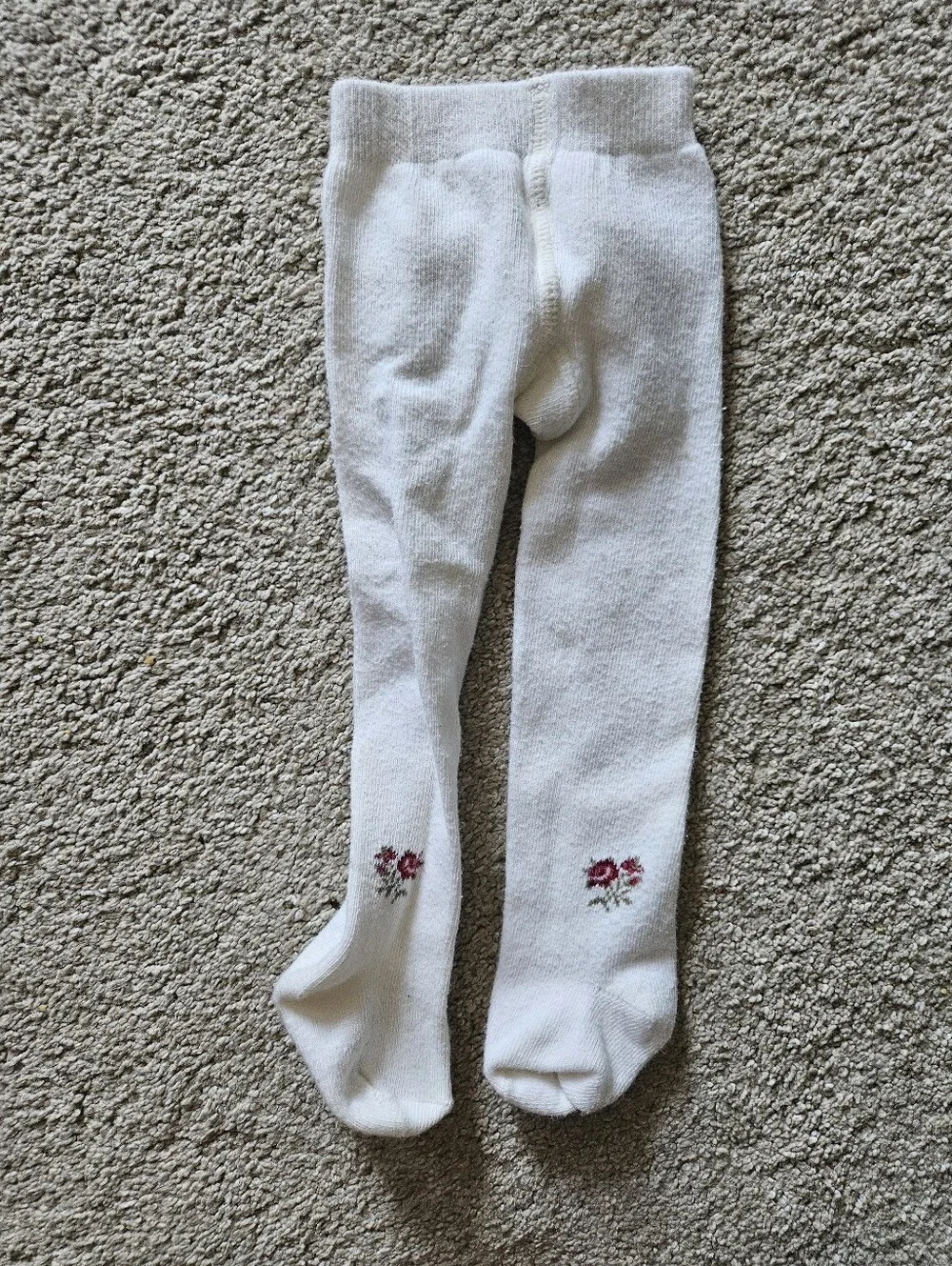 Janie and Jack Tights, 0-3 Month, Cream
